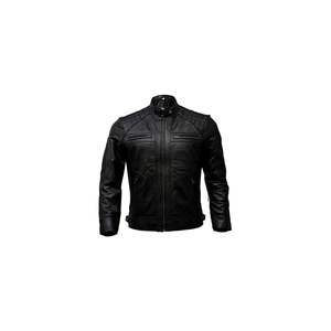 Veste en cuir véritable de qualité supérieure pour hommes fabriquée à partir de peau de vache naturelle 100% idéale pour le printemps et l'automne, tenue décontractée ou formelle - Product Image 1