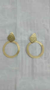 Moda latón pendiente diseñador hecho a mano moda mujer pendientes para tamaño personalizado precio barato venta caliente - Product Image 2