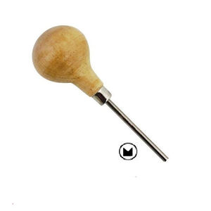 Brûleur incurvé en acier inoxydable et en bois pour la fabrication de bijoux, mandrins d'établi, outil professionnel de polissage des métaux - Product Image 5