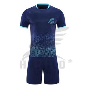 Custom New Men's Jersey Football Soccer Uniforms 100% Polyester Quick Dry Breathable Hot Selling <b>Cheap</b> Latest Design - Product Image 1