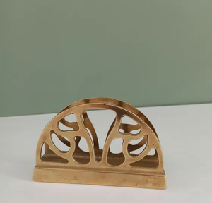Brass Tissue holder Stand for Hotel Restaurant Kitchen <b>Tabletop</b> <b>Storage</b> Customized Design And Logo - Product Image 6