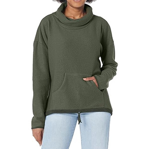 Sudadera con Capucha para Mujer, Corte Regular, Diseño Sólido, Algodón Lavado con Ácido, Felpa Transpirable, Venta al Por Mayor Personalizada - Product Image 1