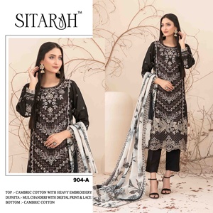 ชุดสำหรับสุภาพสตรีสไตล์ anarkali แบบดั้งเดิมชุดอินเดียสไตล์ salwar ปากีสถานแฟนซี - Product Image 2