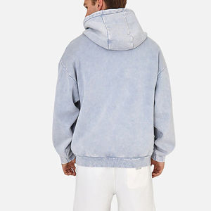 Oem Streetwear Heavy Washed Hoodie Acid Wash Sudadera con capucha de gran tamaño Vintage Men Heavyweight Hoodie Custom High Quality - Product Image 4