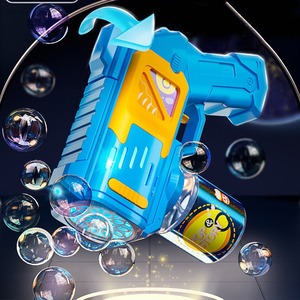Juguetes iluminados de parque de atracciones para fiesta de boda, Varita de burbujas LED, cohete <span class=keywords><strong>Boom</strong></span>, máquina automática de burbujas para niños, pistola de burbujas, máquina de Juguetes - Product Image 5