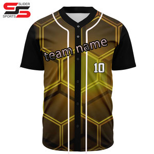 Nouveau Vente en Gros Logo Personnalisé Vêtements de Sport Sublimation Séchage Rapide Respirant Maillot de Baseball Brodé Personnalisé pour Hommes - Product Image 1
