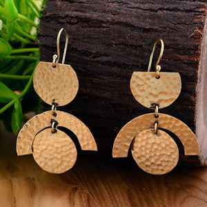 Pendiente de aro bohemio para mujer, joyería de moda, pendiente de aro, joyería chapada en oro bohemio para mujer - Product Image 5