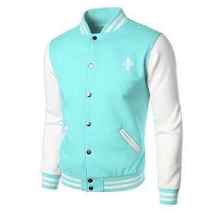 2025 100% veste universitaire à col côtelé respirant en polyester nouvelle veste d'hiver à logo personnalisé la plus vendue par ATLANTIC - Product Image 3