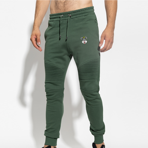 Men's Pants Washed French Terry Men's Sweatpants Custom Drawstring Straight Leg <b>Jogger</b> Stacked Pattern Sport Biker Pant - Product Image 3