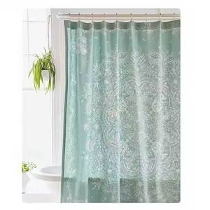 Venta caliente Nueva llegada Tamaño personalizado Logotipo personalizado Cortinas de ducha de algodón Fabricante indio - Product Image 5