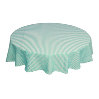 Couverture de table de nappe de plongée ignifuge sans plis à tricoter extensible bleu