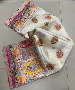 Sari pour femme Pasmeena avec tissage Jari lourd, design élégant et qualité supérieure, fabriqué en Inde, en stock - Product Image 6