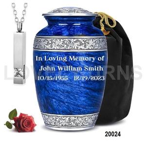 Urna Funeraria Azul de Gran Capacidad - Product Image 1