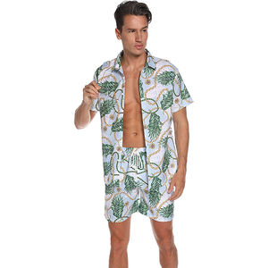 Conjunto corto de alto impacto Diseño informal de verano Tejido de punto de secado rápido Material transpirable Artículo de venta popular OEM de baja tasa - Product Image 1