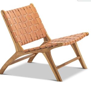 Magnifique chaise en bois pour la maison Salon et chambre à coucher Chaise décorative Logo personnalisé Chaises de meubles en bois massif de couleur marron - Product Image 6