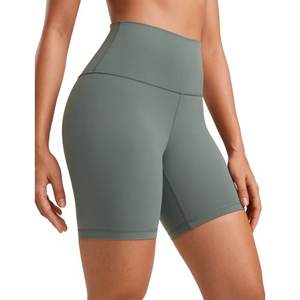 Short de sport pour femme Short de yoga taille haute Slim Fit Butt Lift Gym Running Short en nylon élastique - Product Image 5
