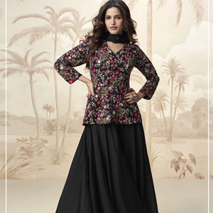 ชุดชีนอนเนื้อหนา ปักลายด้วยเลื่อมและลูกปัด พร้อมชุดมุก คอลเลคชั่นปากีสถานสำหรับงานแต่งงาน - Product Image 1