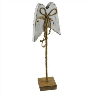 Ornements faits à la main sur mesure, combinaison en métal et bois avec support, meilleurs accessoires de table et ornements de noël au prix de gros - Product Image 6