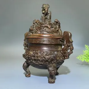 Brûleur d'encens religieux en laiton de luxe Bakhoor |   Encens indien durable et naturel pour une utilisation aromatique longue durée - Product Image 3