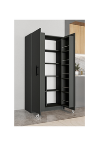 Aeka VEZIR Armario Multiusos de Cocina y Despensa con Paneles Antracita, 15 Estantes, Ahorra Espacio, Modelo Simple, Moderno y de Lujo - Product Image 2