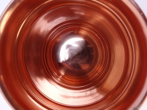 แก้วมัคเคลือบเงาพร้อมที่จับทองแดงสำหรับน้ำดื่มงานหัตถกรรมอินเดีย - Product Image 5