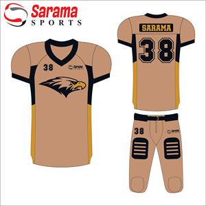 Camisetas de fútbol americano para hombre, uniforme de fútbol personalizado, auténtico, cosido, equipos americanos - Product Image 1