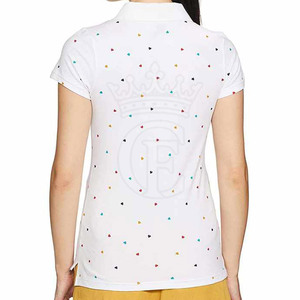 Polos de manga corta Polos de color personalizados con logotipo personalizado Polos de mujer elegantes de alta calidad - Product Image 2