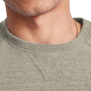 Precio barato de los hombres de las mujeres 100% sudadera de algodón bordado sólido transpirable cuello redondo sudaderas con capucha Logotipo de impresión personalizada al por mayor - Product Image 1