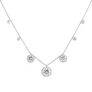 Collar Gargantilla Vintage con Diamante Cultivado en Laboratorio Stellar Charm de 509 Quilates en Oro Blanco de 14K, Joyería de Lujo Hecha a Mano - Product Image 2