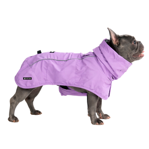 Purple <b>Dog</b> Raincoat Waterproof Hooded Pet <b>Jacket</b> Lightweight Windproof Outdoor Rain Wear For Medium Large <b>Dogs</b> - Product Image 3