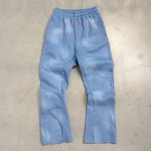 2025 Top Trending Custom Patchwork Flared Jogging Pantalones para hombres Pantalones de chándal y pantalones casuales para hombres - Product Image 3