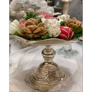 Bol de service à chocolat décoratif de table pour la maison au design vintage avec couvercle au design dernier cri pour mariage à prix attractif - Product Image 4