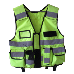 Chaleco de Seguridad Reflectante de Último Diseño con Logotipo Personalizado, Chaleco de Seguridad con Cremallera Frontal, Chalecos de Alta Visibilidad, Chaleco Táctico - Product Image 6