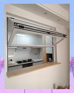 Aluminium Bi Fold <strong>Window</strong> Fold up Glass <strong>Windows</strong> American Vertical Roll up <strong>Grid</strong> Folding <strong>Window</strong> for Bar Shop Coffee - Product Image 4