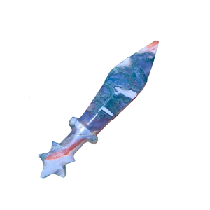 มีดกริชคริสตัลโมรามอสคริสตัลแกะสลักด้วยมือของขวัญเทศกาลหินคริสตัลหัตถกรรมสำหรับตกแต่งบ้านขายส่ง - Product Image 3