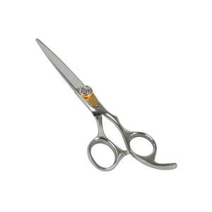 Ciseaux à effiler professionnels PRO Cut XH11-60 en acier inoxydable pour coiffeur, lame en titane, manche en acier, droits, pour coupe de cheveux professionnelle - Product Image 1
