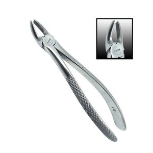 Instrumento quirúrgico Dental de calidad de exportación superior de Venta caliente Fórceps de extracción de dientes de acero inoxidable Fig. 18 Molares superiores izquierdos - Product Image 1