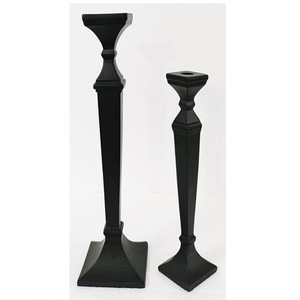Estilo francés acanalado de alta calidad campo americano Vintage candelabros Patio cena adornos de mesa decoración del hogar - Product Image 4