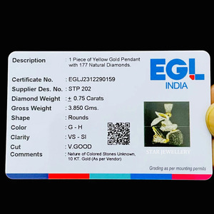 Colgante de conejo de diamante natural de oro macizo de 10K con joyería fina de pistola. - Product Image 3