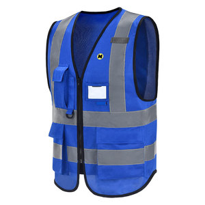 Gilet de sécurité haute visibilité avec bandes réfléchissantes pour les travaux de construction-Les vêtements de sécurité réfléchissants assurent un maximum - Product Image 5