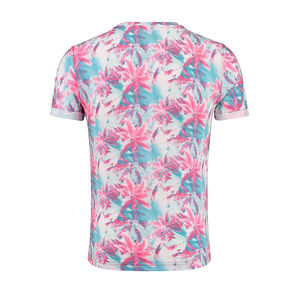T-shirt personnalisable haute demande pour hommes 65% polyester 35% coton tissé sublimation dernière arrivée prix de gros - Product Image 2