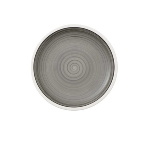 Assiette de présentation en fer noir de style industriel avec un design minimaliste, parfaite pour les tables à dîner contemporaines - Product Image 2
