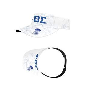 Phi Beta Sigma <b>Visor</b> Hat-Summer Outdoor Travel Unisex 100% Acrylic - Product Image 2