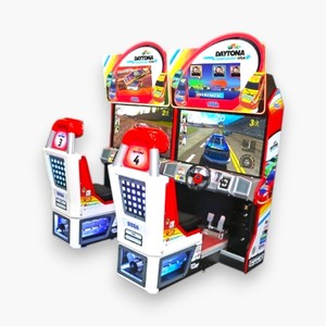 Juego de 2 máquinas recreativas LED Daytona Championship USA DLX de 47 pulgadas usadas - Product Image 2