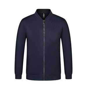 Chaqueta de Hombre con Cremallera Completa, Diseño Nuevo, Al Por Mayor, Felpa de Algodón, Sudadera con Bordado 3D, Patrón Sólido, Fabricante - Product Image 1