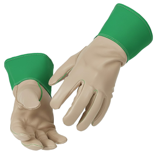 Guantes de Soldadura Tig de Cuero Vacuno Industrial de Primera Calidad, Guantes de Soldadura Mig, Guantes de Seguridad Resistentes al Calor y al Fuego - Product Image 1