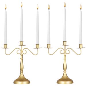 Modern <b>Black</b> Metal Candle Holde Slim <b>Candlestick</b> Stands for Home Decor Wedding Dining Table and Events - Product Image 4