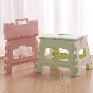 Plastic Foldable <b>Step</b> <b>Stools</b> for Kids and Adults, Folding <b>Stool</b> Suitable for Kitchen, Stepping <b>Stool</b> with Handle - Product Image 5