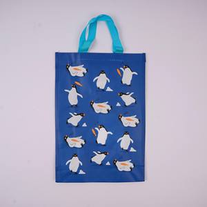 Bolsa de Transporte Ecológica No Tejida, Bolsas de Compra Promocionales con Patrón Impreso Personalizado, Reutilizables, Muestra Gratuita para Supermercado, OEM, ODM, al por Mayor - Product Image 2