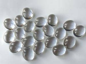 อัญมณีทรงวงรีทรงหลวมหลังแบน3X5มม. สีขาวใสธรรมชาติ - Product Image 5